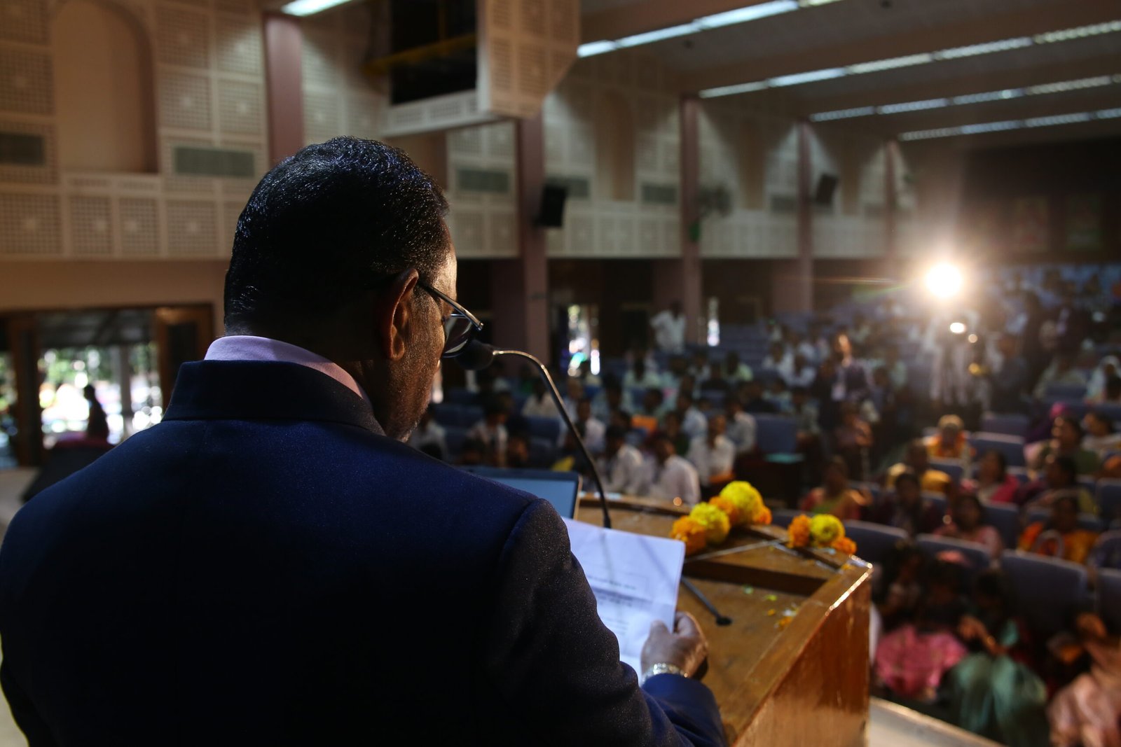 Akhil Ali Addressing the Gathering