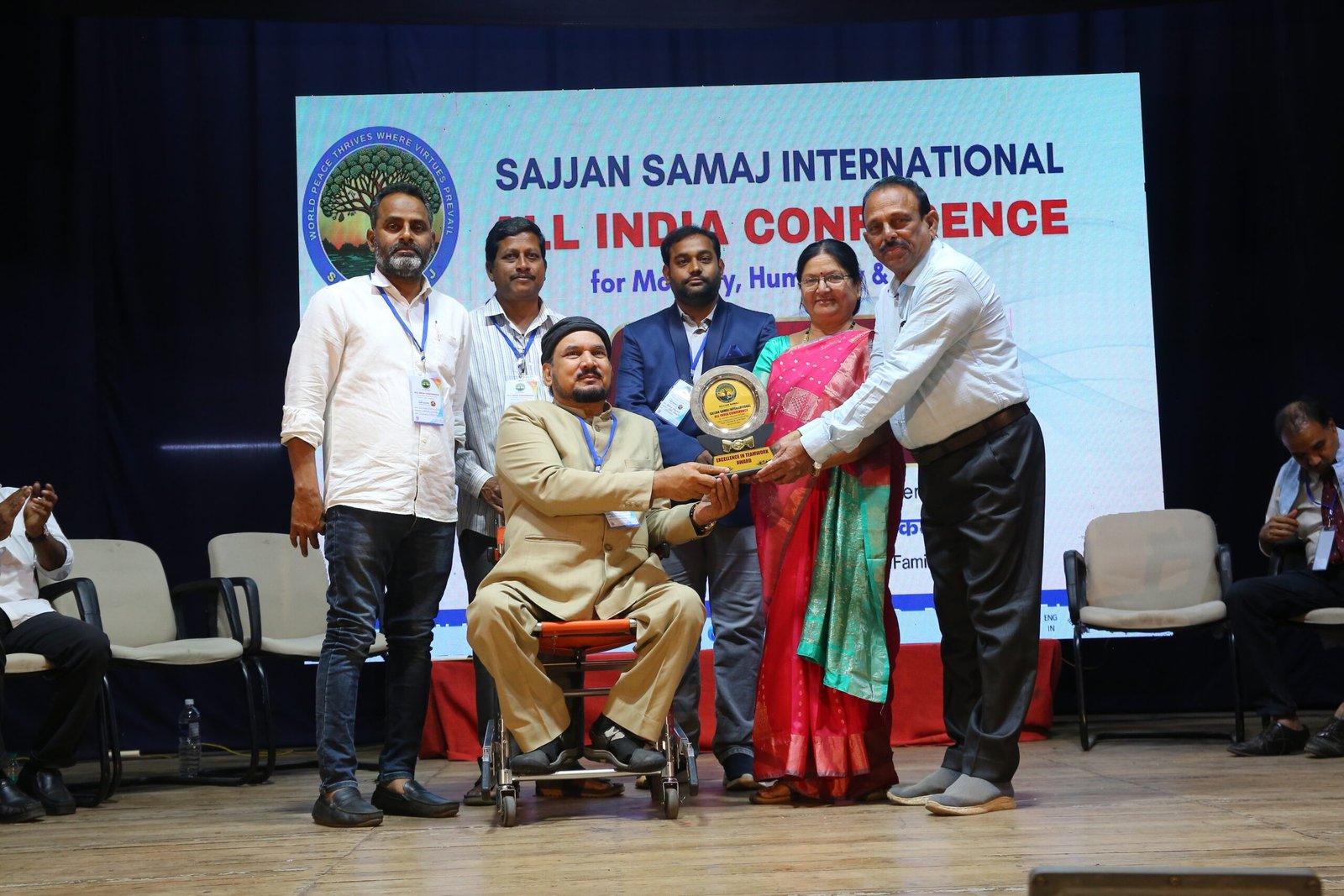 Felicitating Brahmo Samaj