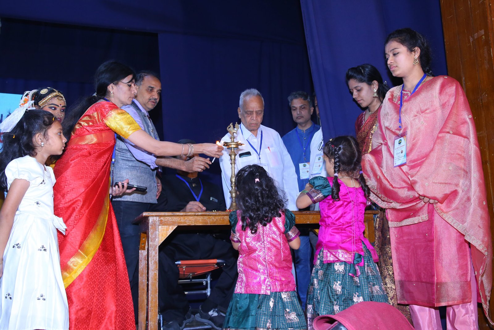 Lighting the Ceremonial Lamp